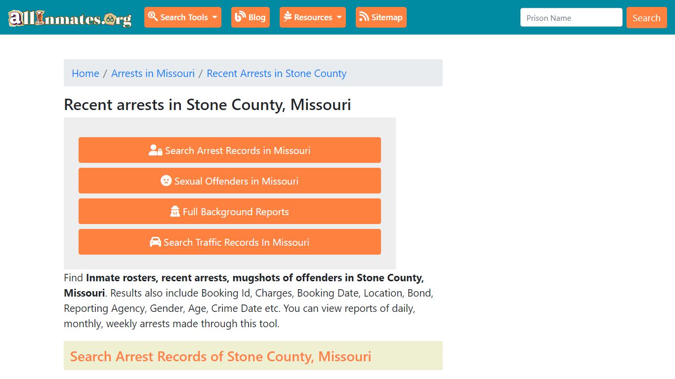 Recent arrests in Stone County, Missouri | Mugshots, Rosters, Inmates ...